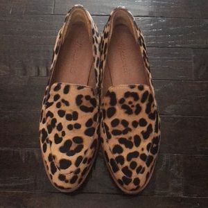 Madewell Frances Loafer in Leopard Calf Hair